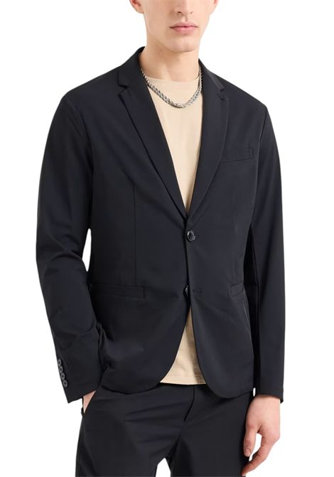 Giacca monopetto in twill ultra stretch ARMANI EXCHANGE | Giacche | 8NZG49 ZNYZZ1200